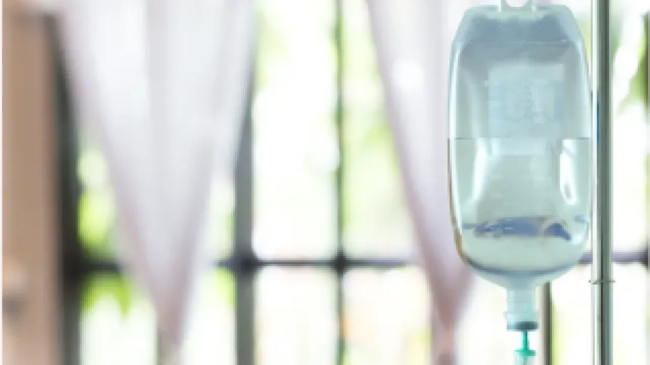 Bild-Infusionsflasche