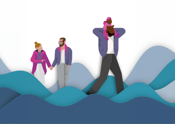 Illustration-Familie